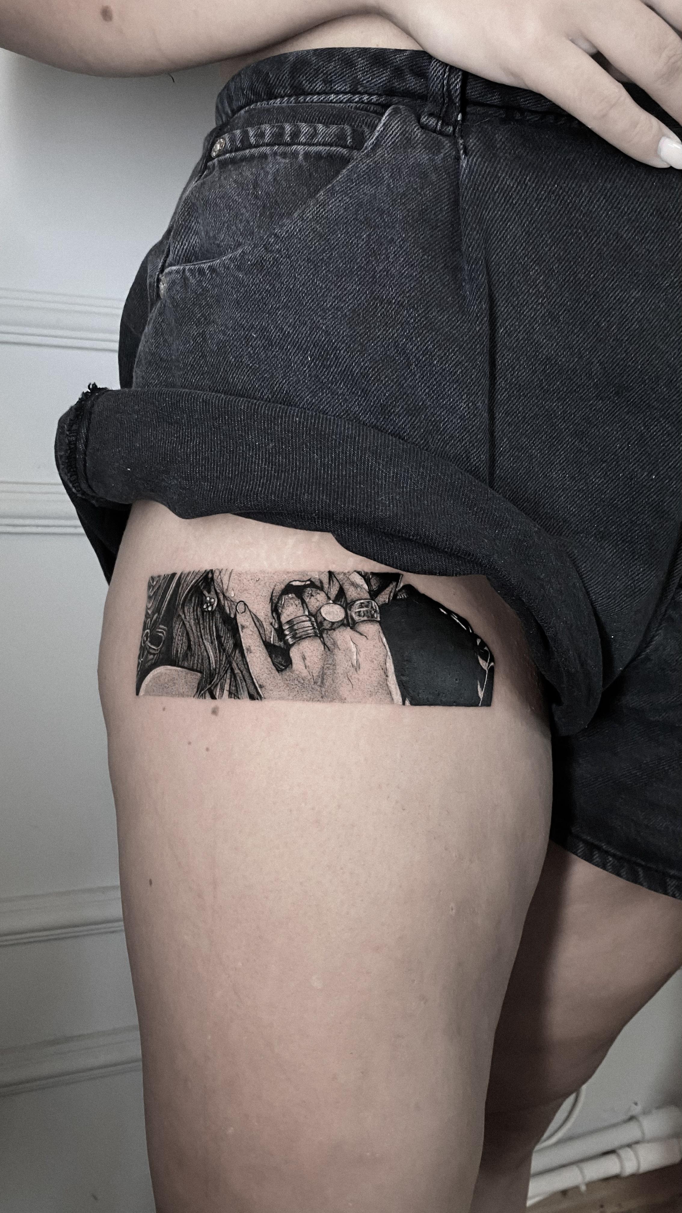 Noir tattoo 1 ön